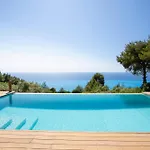 Villa Mirtes With Breathtaking Sea View,close To Porto Katsiki And Egremni