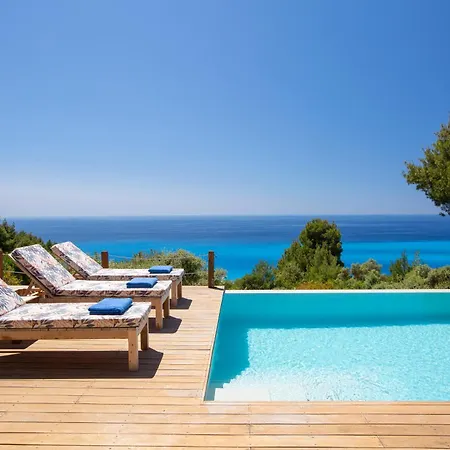 Villa Mirtes With Breathtaking Sea View,close To Porto Katsiki And Egremni *