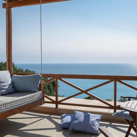 Mirtes With Breathtaking Sea View,close To Porto Katsiki And Egremni Луксозна вила *