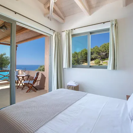 Villa Mirtes With Breathtaking Sea View,close To Porto Katsiki And Egremni Pondi