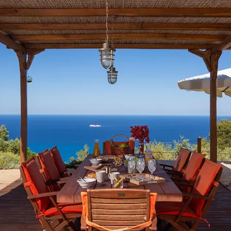 Mirtes With Breathtaking Sea View,close To Porto Katsiki And Egremni