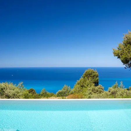 Villa Mirtes With Breathtaking Sea View,close To Porto Katsiki And Egremni