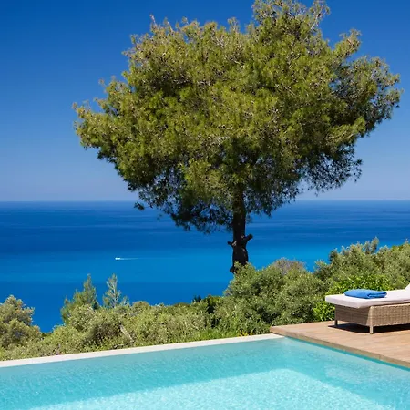 Villa Mirtes With Breathtaking Sea View,close To Porto Katsiki And Egremni Pondi