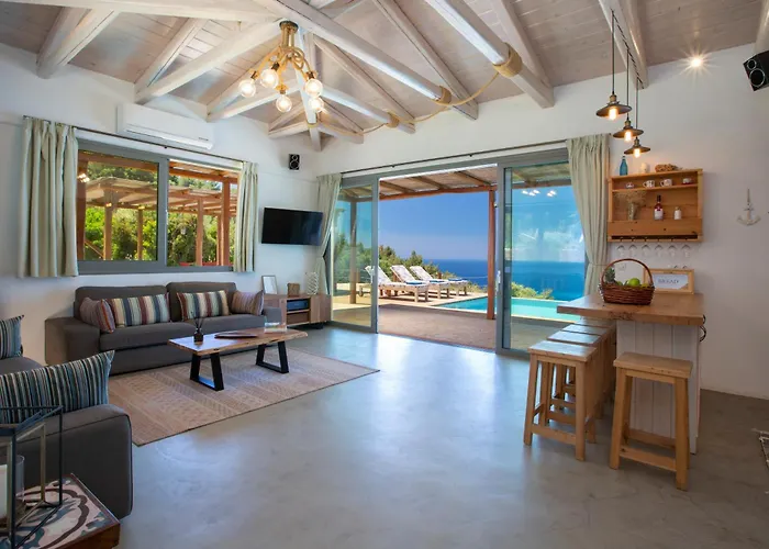 Mirtes With Breathtaking Sea View,close To Porto Katsiki And Egremni *