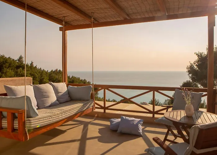 Mirtes With Breathtaking Sea View,close To Porto Katsiki And Egremni Villa