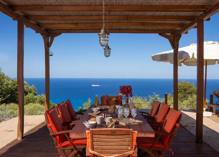 Mirtes With Breathtaking Sea View,close To Porto Katsiki And Egremni