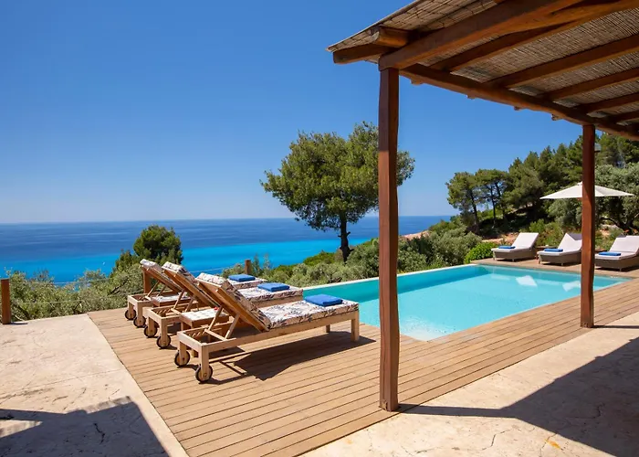 Mirtes With Breathtaking Sea View,close To Porto Katsiki And Egremni *
